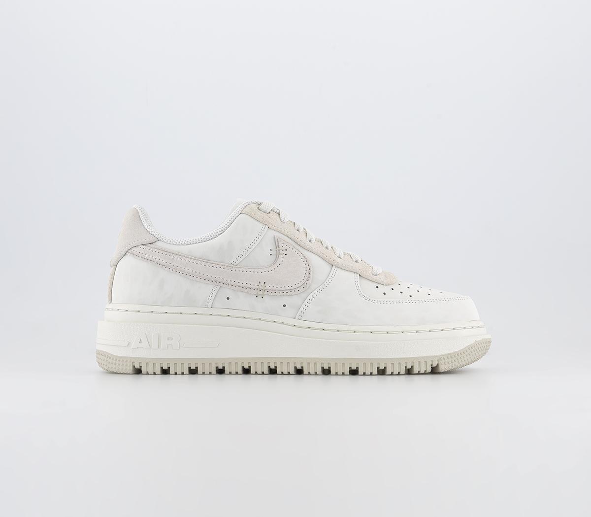 Air Force 1 Luxe Trainers Summit White Light Bone