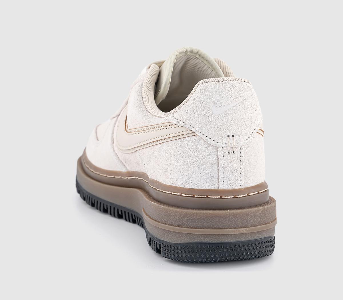 NikeAir Force 1 Luxe Trainers NikeAir Force 1 Luxe TrainersLight Orewood Brown Sail Gum Dark Brown
