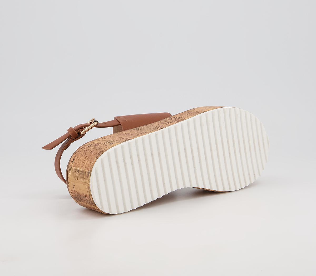 OFFICEMinority Two Part Eva Wedges OFFICEMinority Two Part Eva WedgesTan Leopard