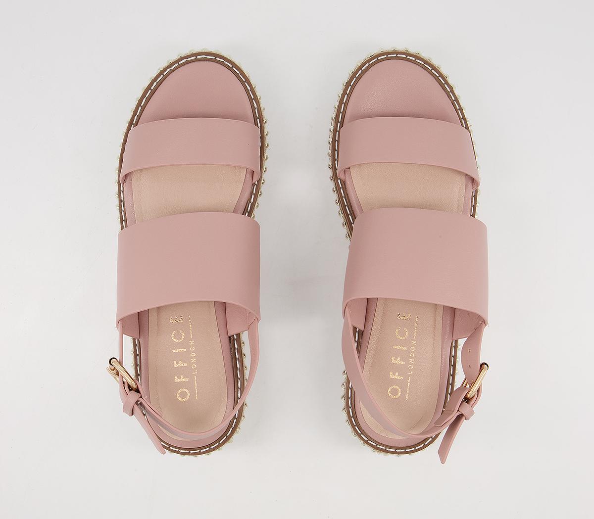 Office Minority Two Part Eva Wedges Office Minority Two Part Eva Wedges Dusty Pink