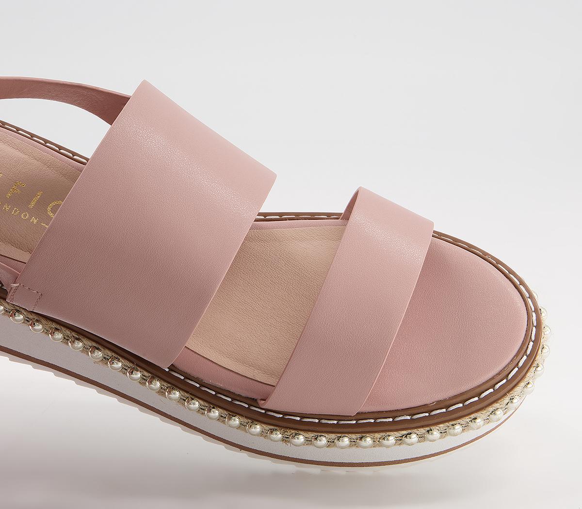 Office Minority Two Part Eva Wedges Office Minority Two Part Eva Wedges Dusty Pink