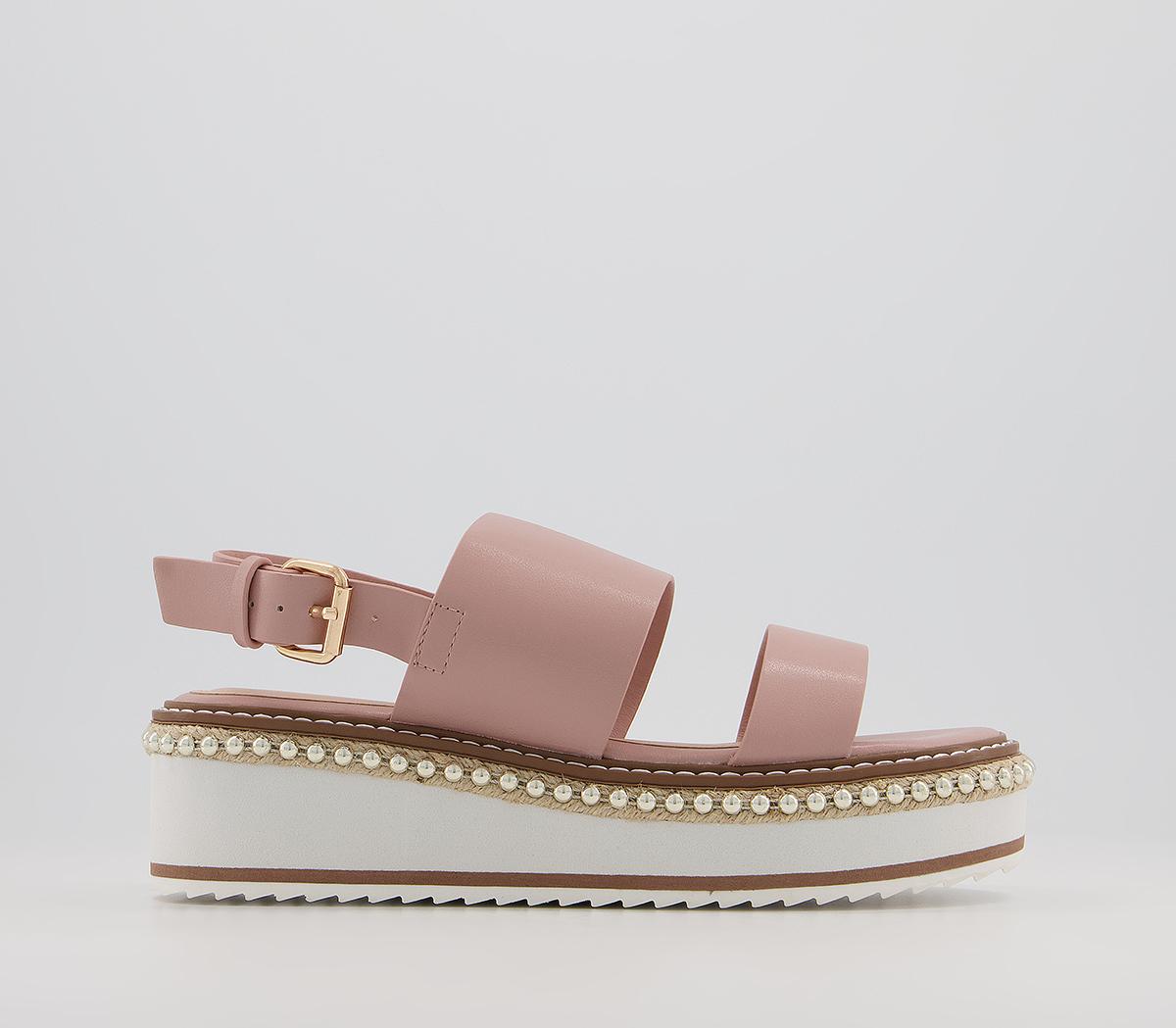 Office Minority Two Part Eva Wedges Office Minority Two Part Eva Wedges Dusty Pink