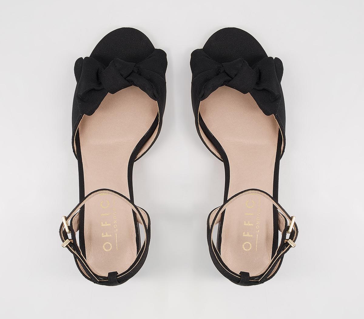 Office Maybe-baby Bow Block Heels Office Maybe-baby Bow Block Heels Black