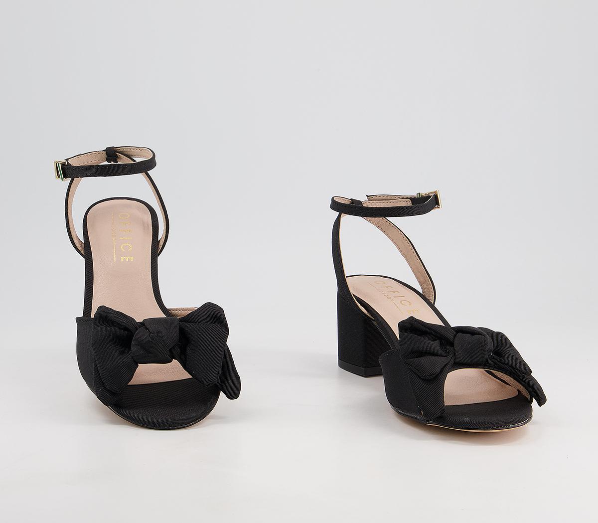 Office Maybe-baby Bow Block Heels Office Maybe-baby Bow Block Heels Black