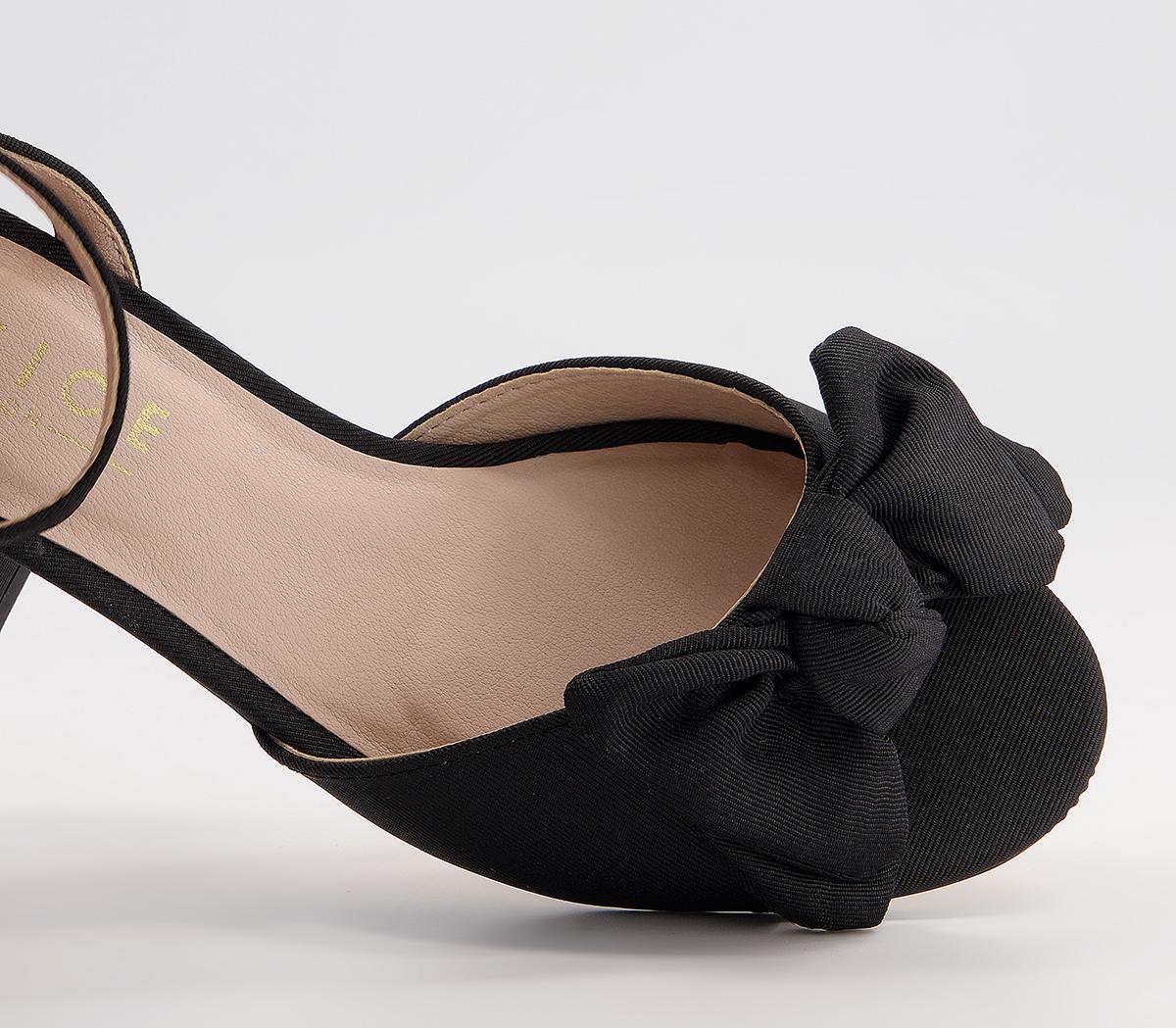 Office Maybe-baby Bow Block Heels Office Maybe-baby Bow Block Heels Black