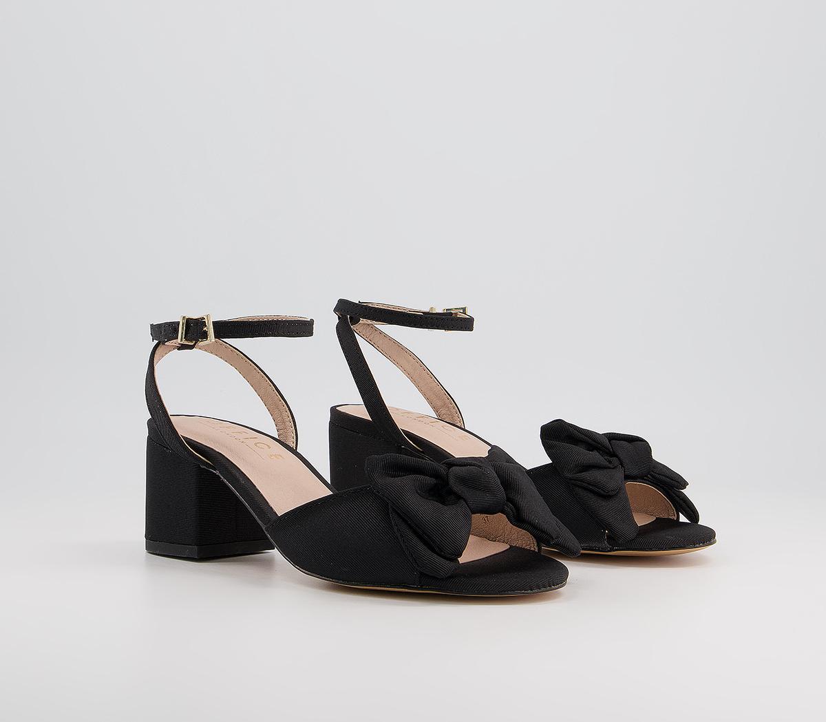 Office Maybe-baby Bow Block Heels Office Maybe-baby Bow Block Heels Black