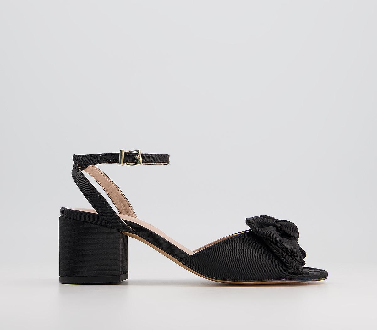 Office Maybe-baby Bow Block Heels Office Maybe-baby Bow Block Heels Black