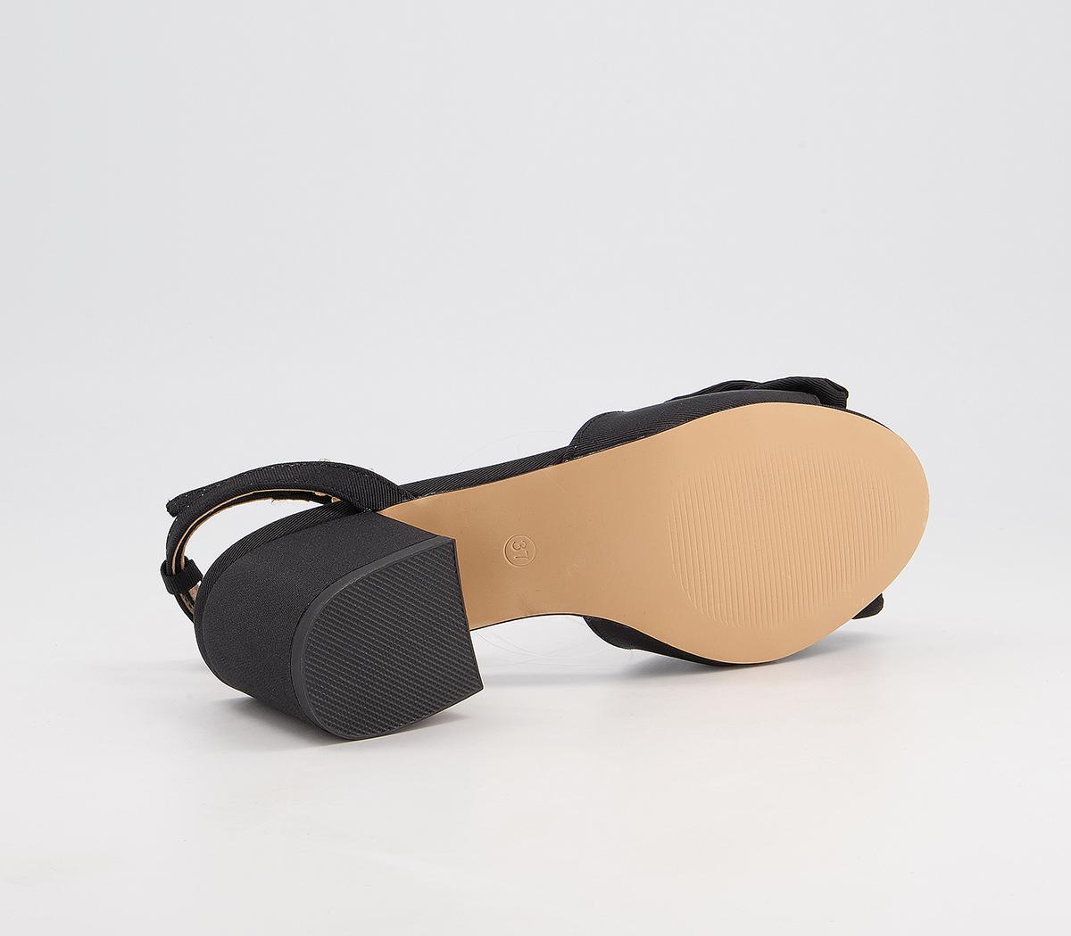 Office Maybe-baby Bow Block Heels Office Maybe-baby Bow Block Heels Black