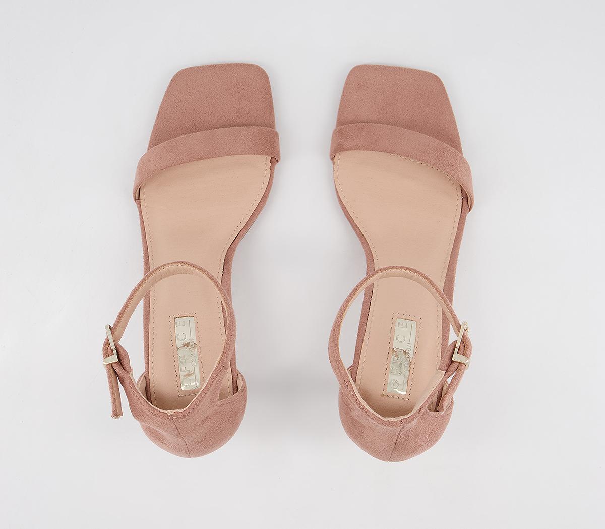 Office Moderate Minimal Two Part Low Stiletto Mid Heeled Sandals Office Moderate Minimal Two Part Low Stiletto Mid Heeled Sandals Nude