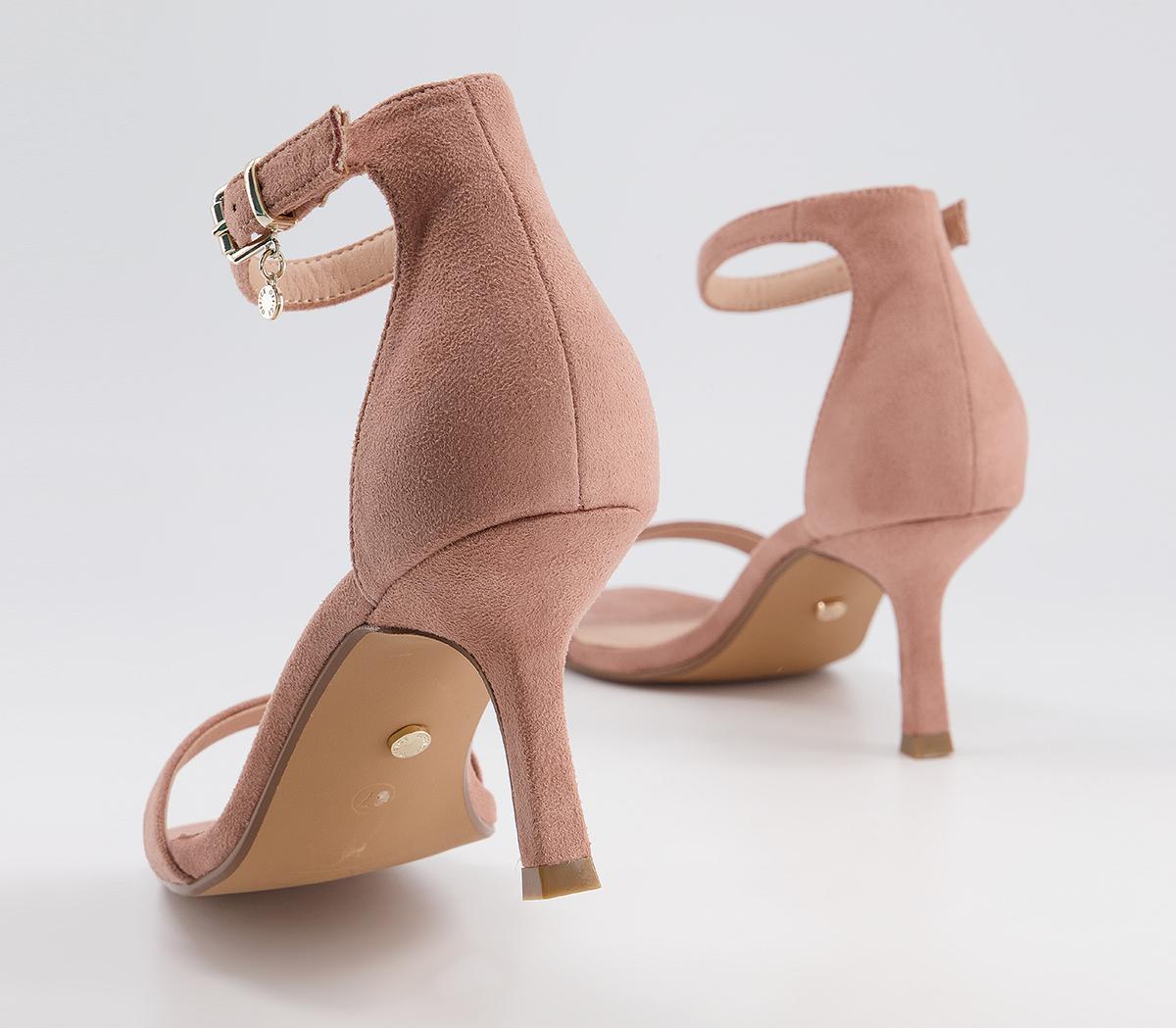 Office Moderate Minimal Two Part Low Stiletto Mid Heeled Sandals Office Moderate Minimal Two Part Low Stiletto Mid Heeled Sandals Nude