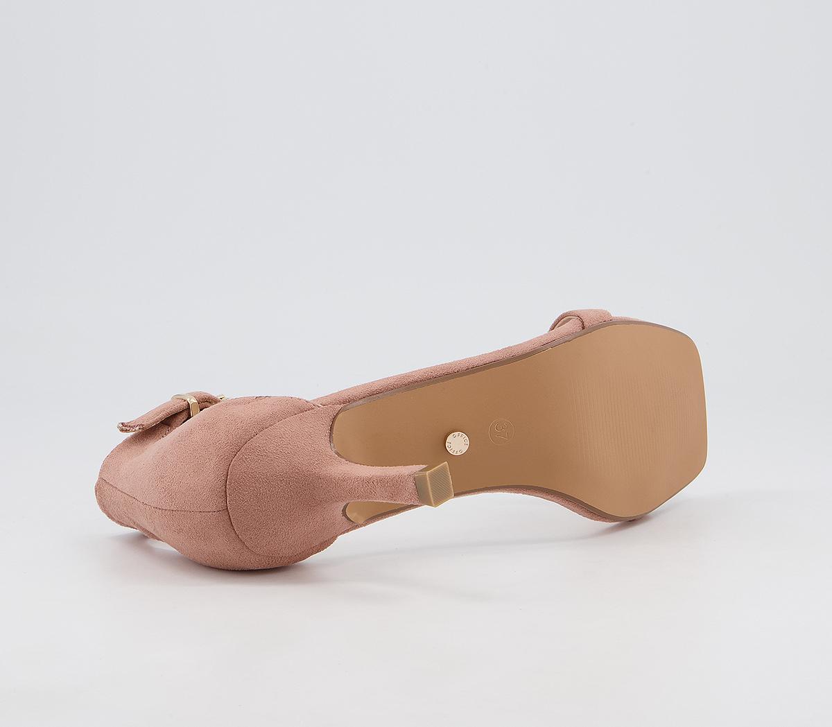 Office Moderate Minimal Two Part Low Stiletto Mid Heeled Sandals Office Moderate Minimal Two Part Low Stiletto Mid Heeled Sandals Nude