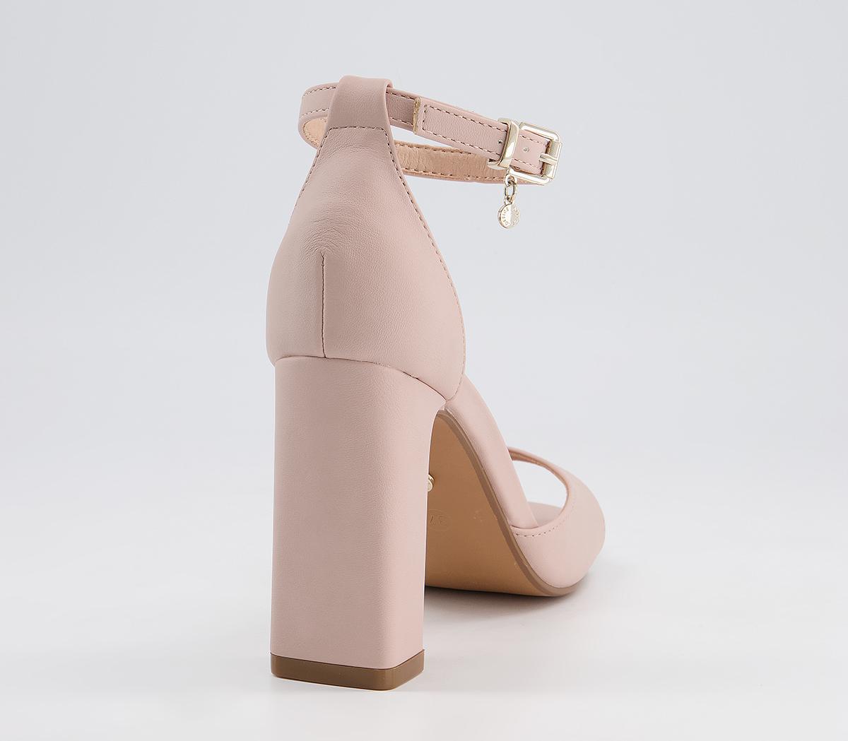 Office Hesitation Easy Two Part Block Heeled Sandals Office Hesitation Easy Two Part Block Heeled Sandals Nude
