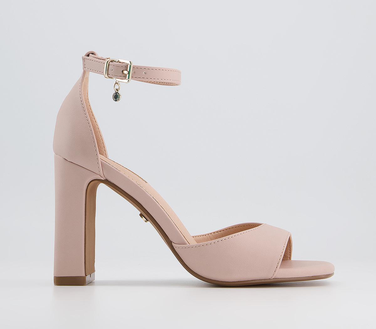 Office Hesitation Easy Two Part Block Heeled Sandals Office Hesitation Easy Two Part Block Heeled Sandals Nude