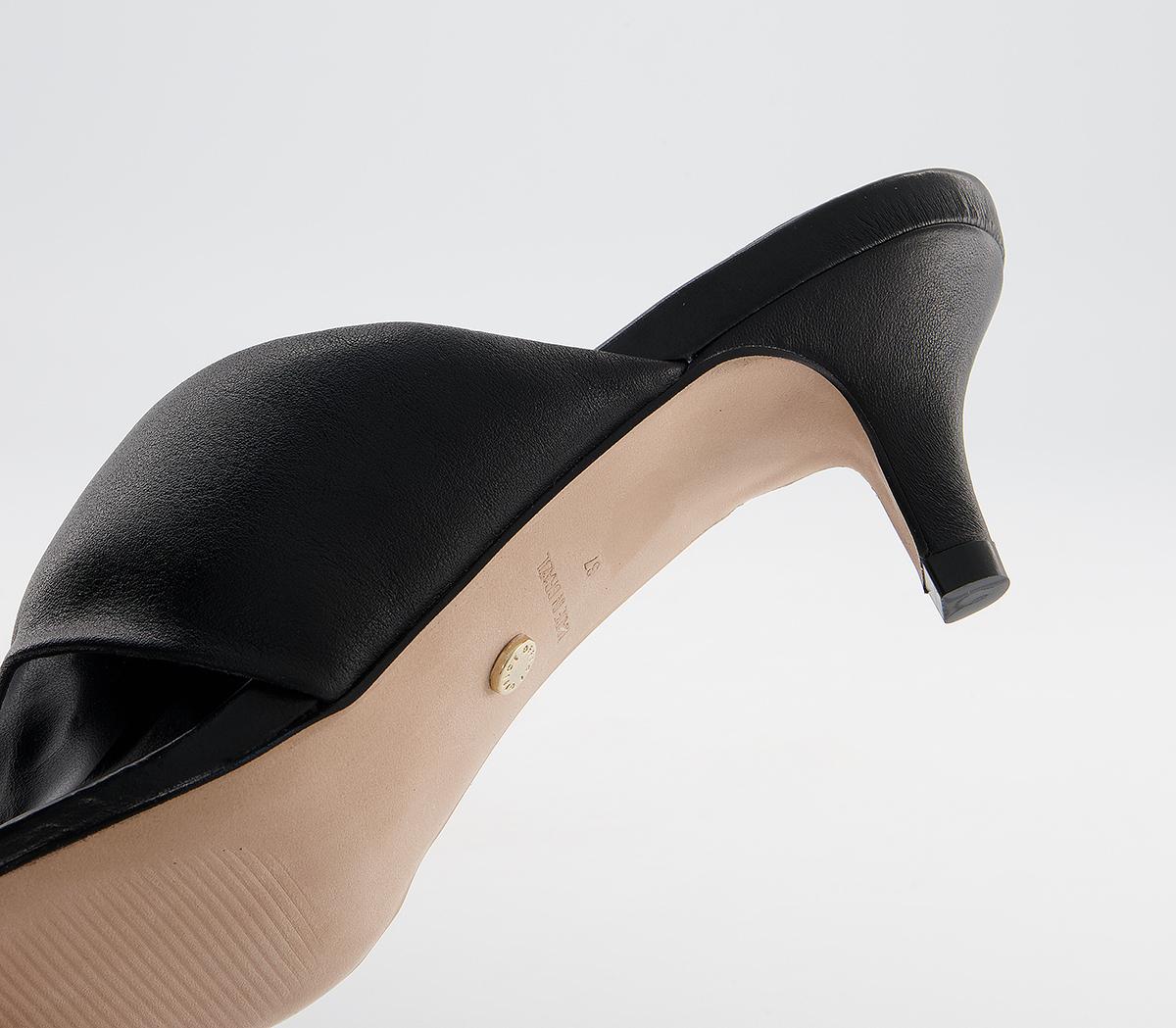 Office Much Wanted Padded Toe Thong Heels Office Much Wanted Padded Toe Thong Heels Black