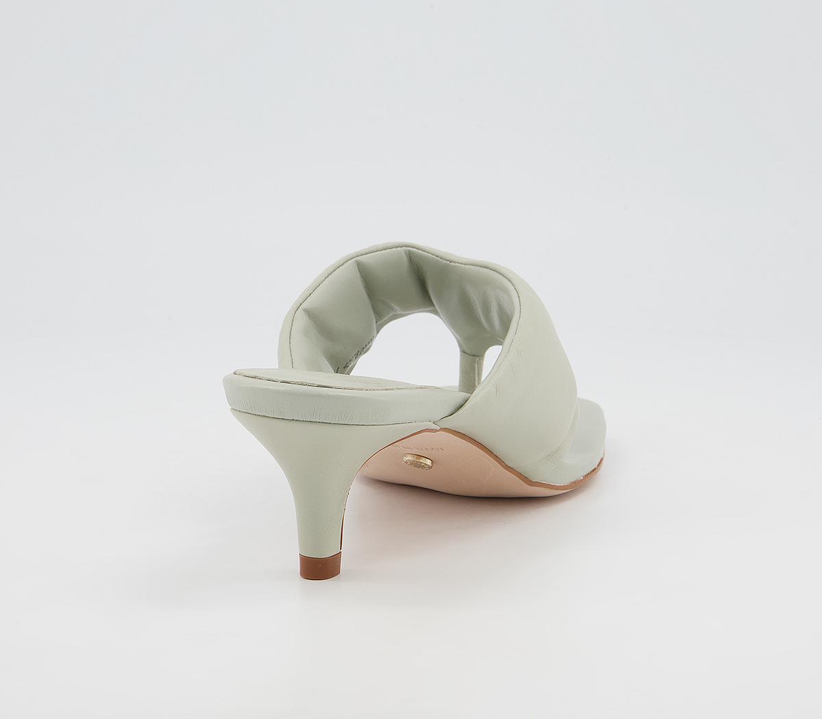 Office Much Wanted Padded Toe Thong Heels Office Much Wanted Padded Toe Thong Heels Sage Grey