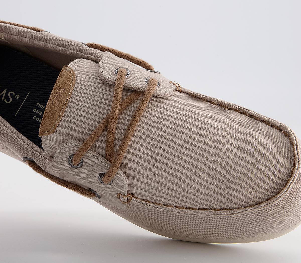 TOMS Claremont Boat Shoes Tan - Boat Shoes