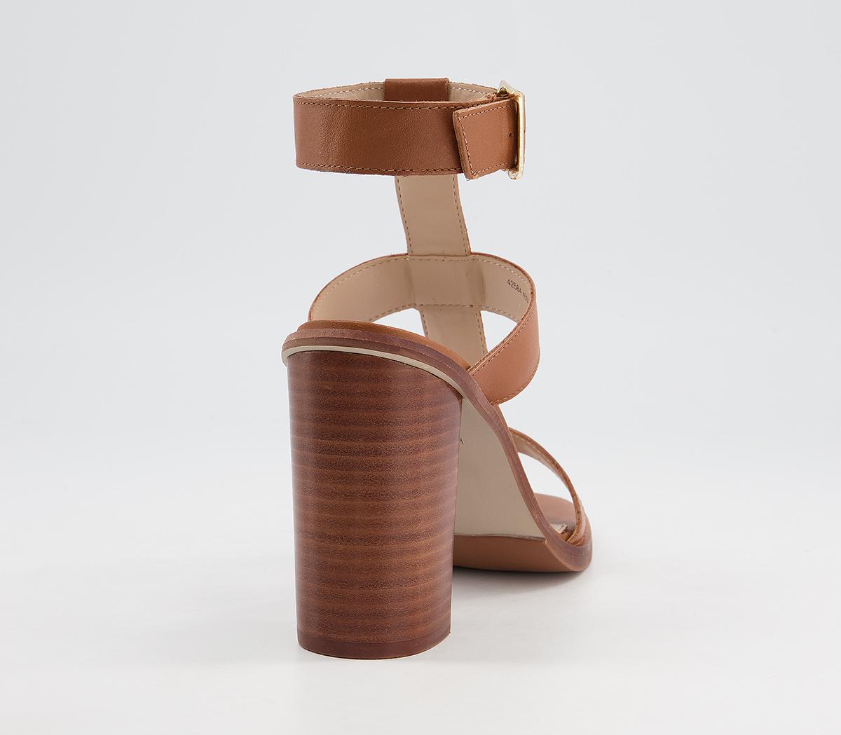 Office Here And Now Gladiator Block Heels Office Here And Now Gladiator Block Heels Tan Leather