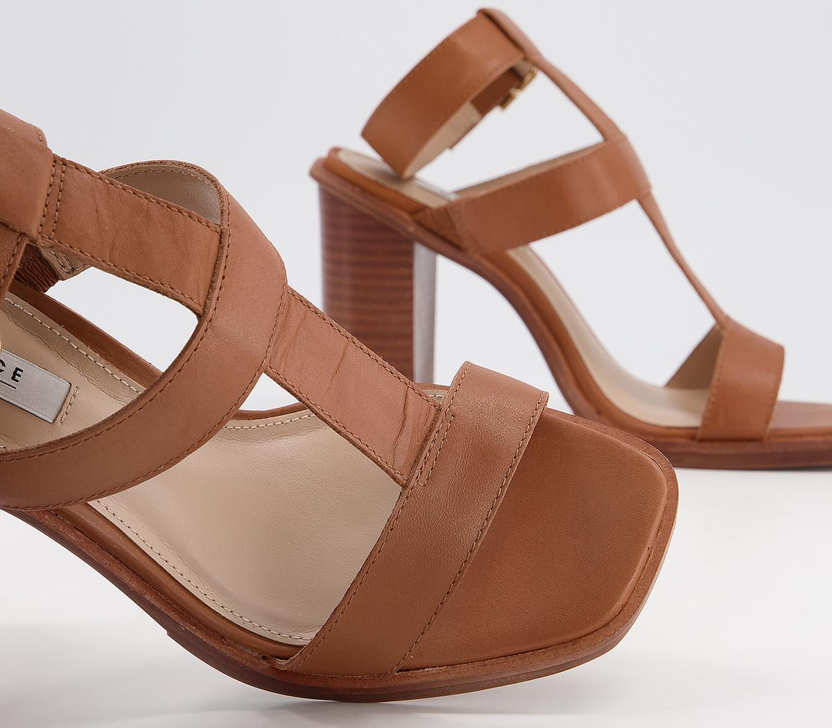 Office Here And Now Gladiator Block Heels Office Here And Now Gladiator Block Heels Tan Leather