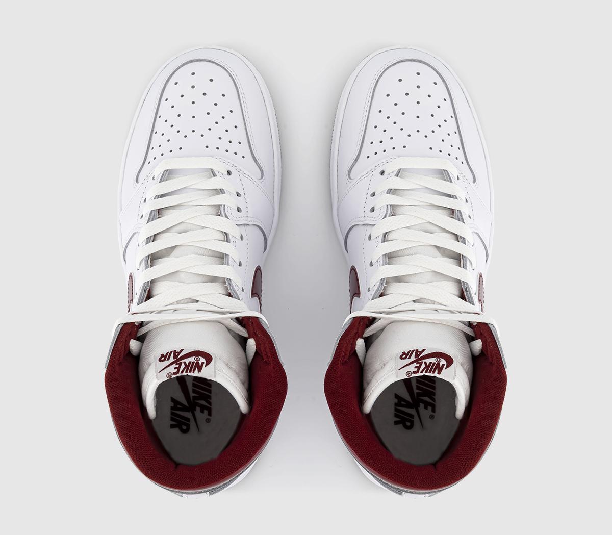 Jordan Air Jordan 1 Hi 85 Trainers White Team Red White - Men's