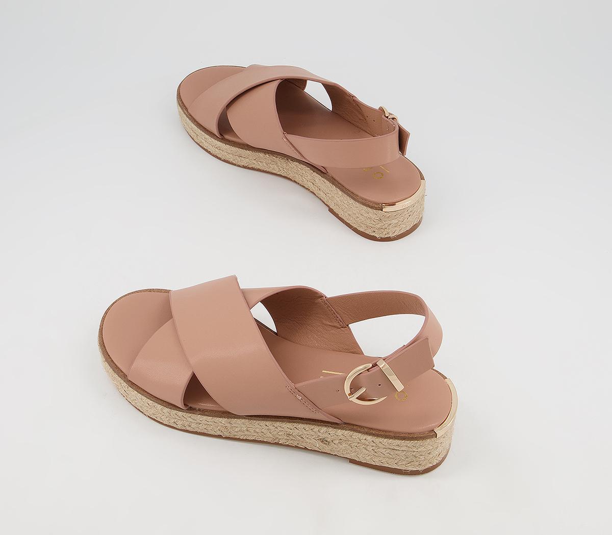 Office Myself Cross Vamp Espadrilles Office Myself Cross Vamp Espadrilles Nude
