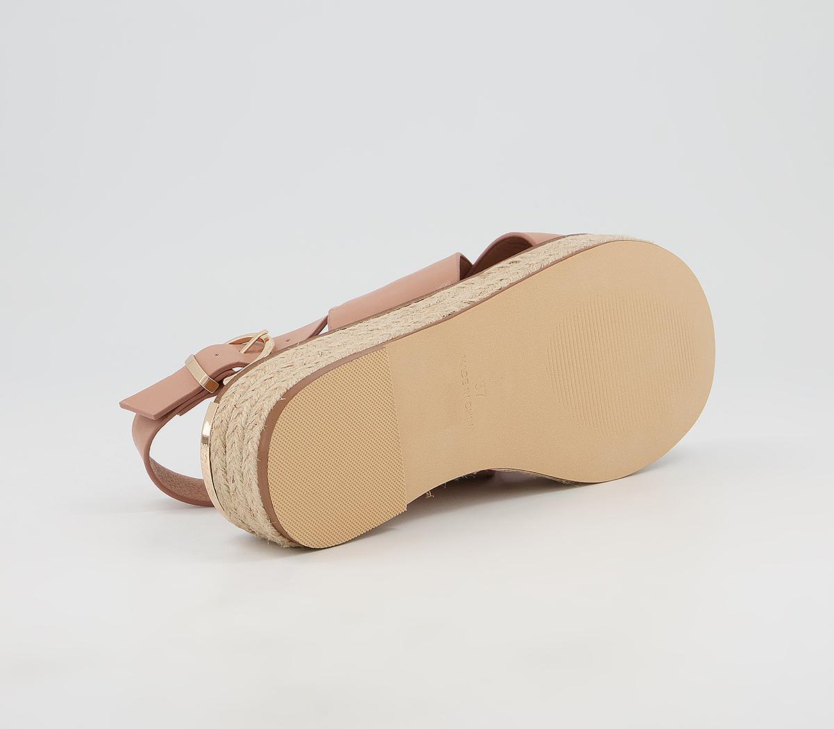 Office Myself Cross Vamp Espadrilles Office Myself Cross Vamp Espadrilles Nude