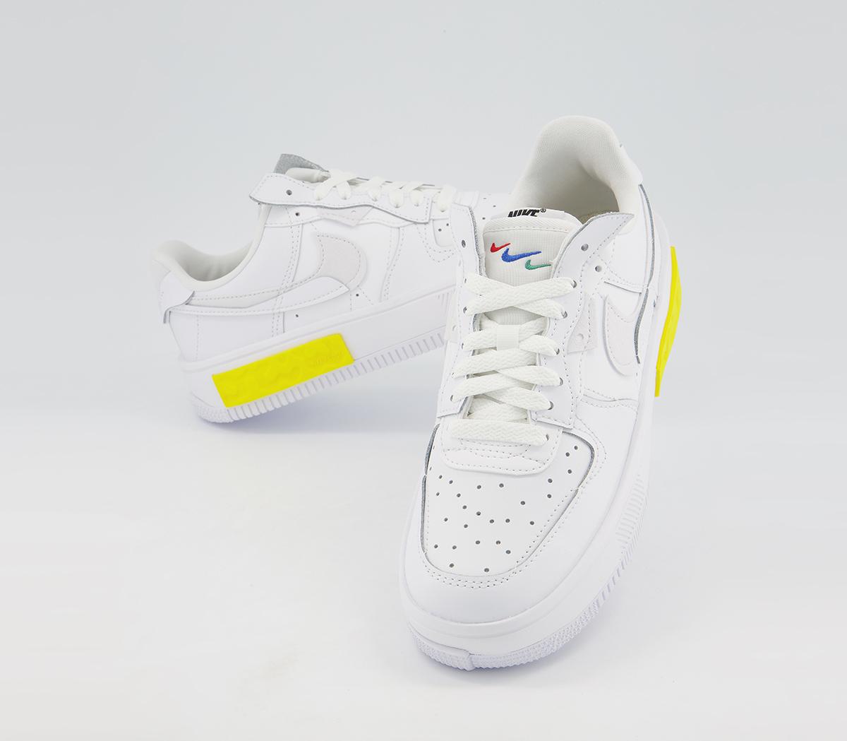 Nike Air Force 1 Fontanka Trainers Nike Air Force 1 Fontanka Trainers White Summit White Photon Dust Yellow Black