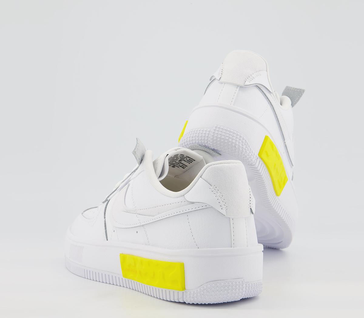 Nike Air Force 1 Fontanka Trainers Nike Air Force 1 Fontanka Trainers White Summit White Photon Dust Yellow Black