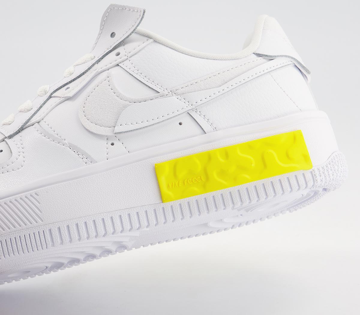 Nike Air Force 1 Fontanka Trainers Nike Air Force 1 Fontanka Trainers White Summit White Photon Dust Yellow Black