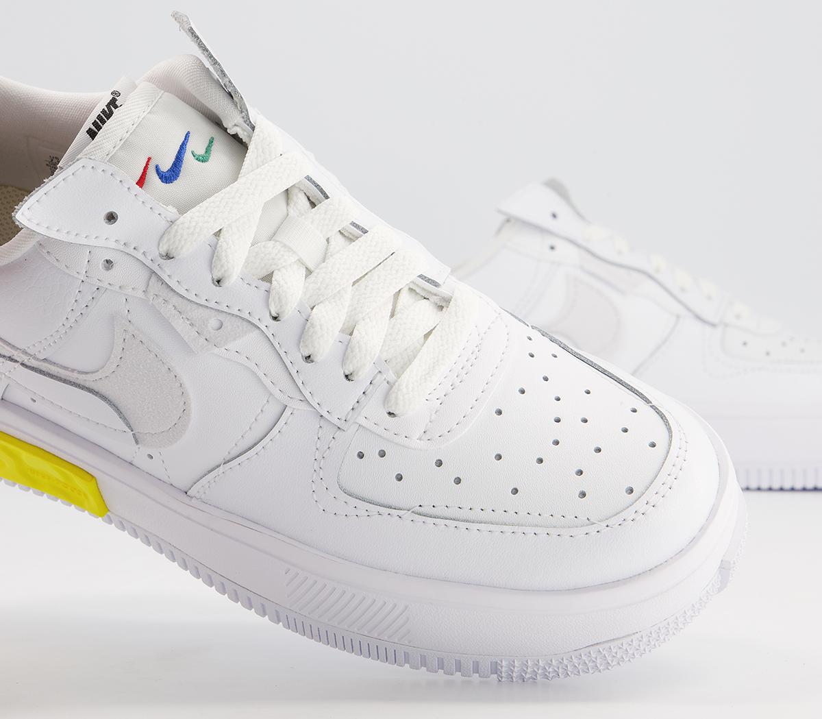Nike Air Force 1 Fontanka Trainers Nike Air Force 1 Fontanka Trainers White Summit White Photon Dust Yellow Black