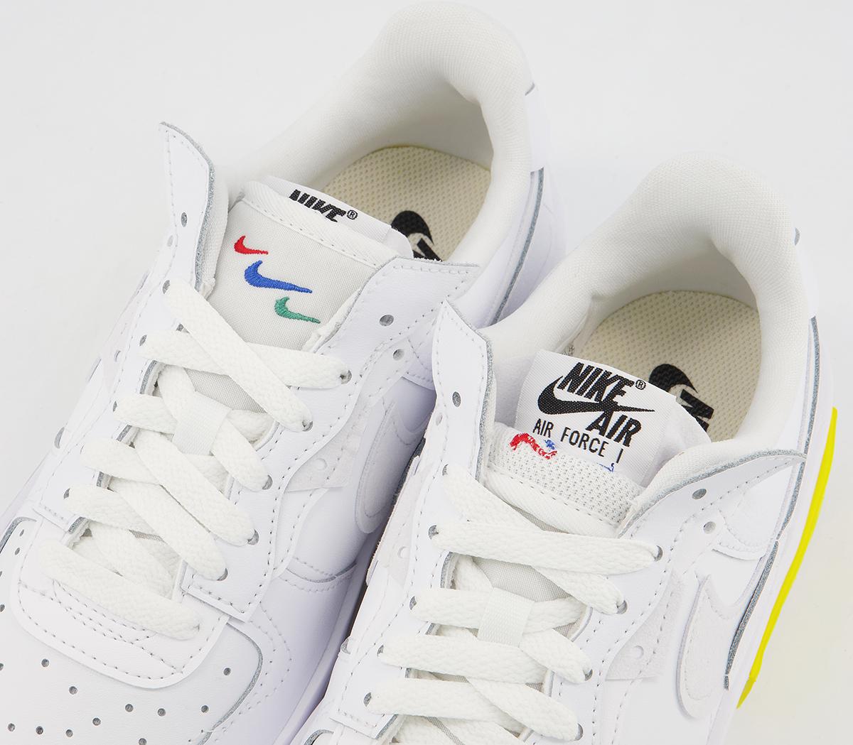 Nike Air Force 1 Fontanka Trainers Nike Air Force 1 Fontanka Trainers White Summit White Photon Dust Yellow Black