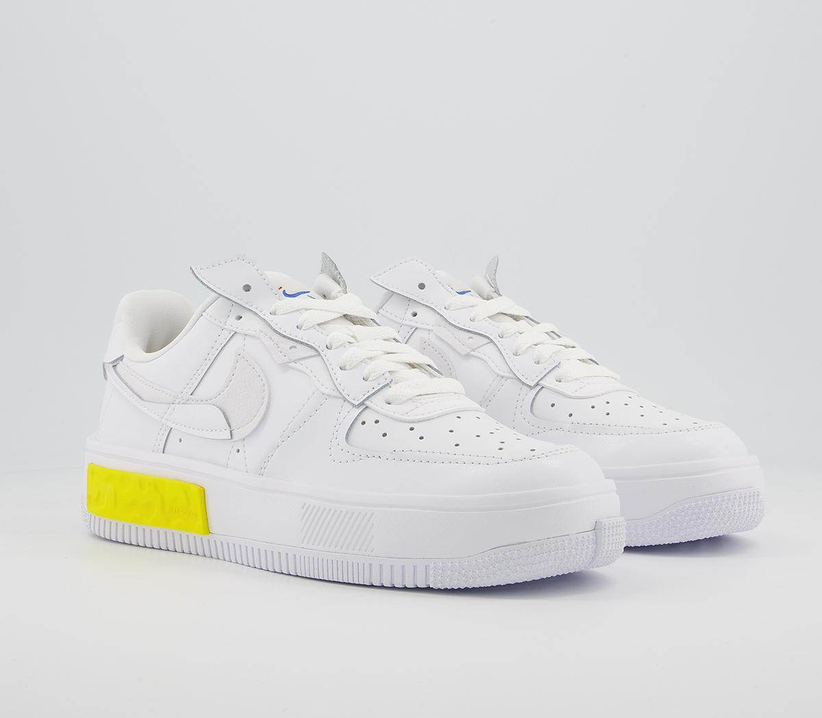 Nike Air Force 1 Fontanka Trainers Nike Air Force 1 Fontanka Trainers White Summit White Photon Dust Yellow Black