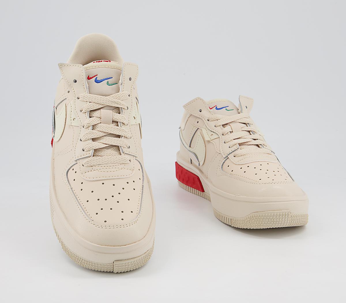Nike Air Force 1 Fontanka Trainers Nike Air Force 1 Fontanka Trainers Pearl White Pearl White Pearl White Red