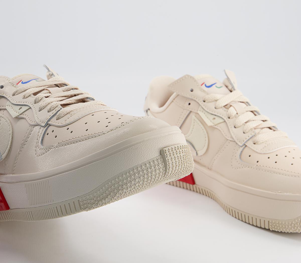 Nike Air Force 1 Fontanka Trainers Nike Air Force 1 Fontanka Trainers Pearl White Pearl White Pearl White Red