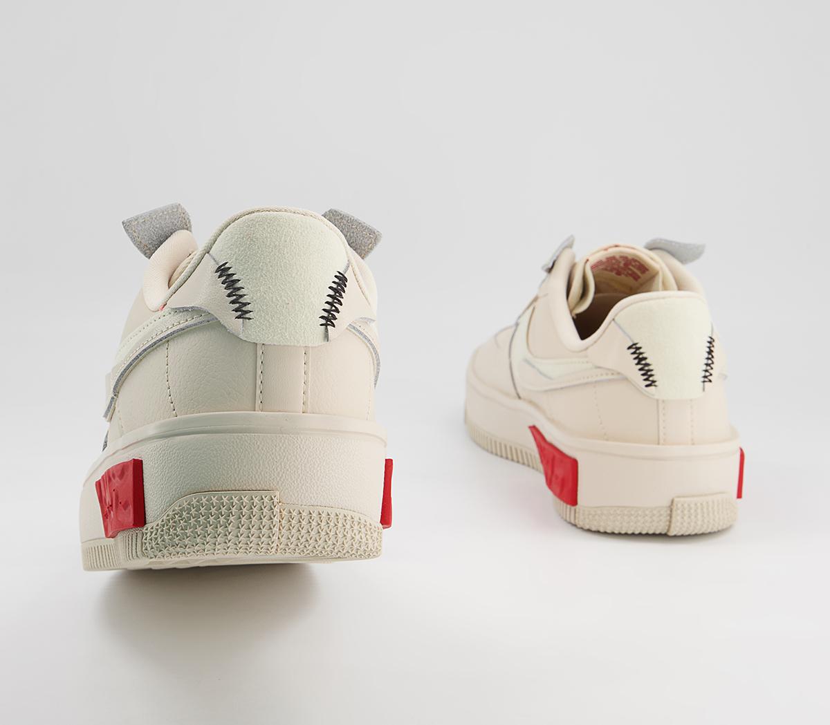 Nike Air Force 1 Fontanka Trainers Nike Air Force 1 Fontanka Trainers Pearl White Pearl White Pearl White Red