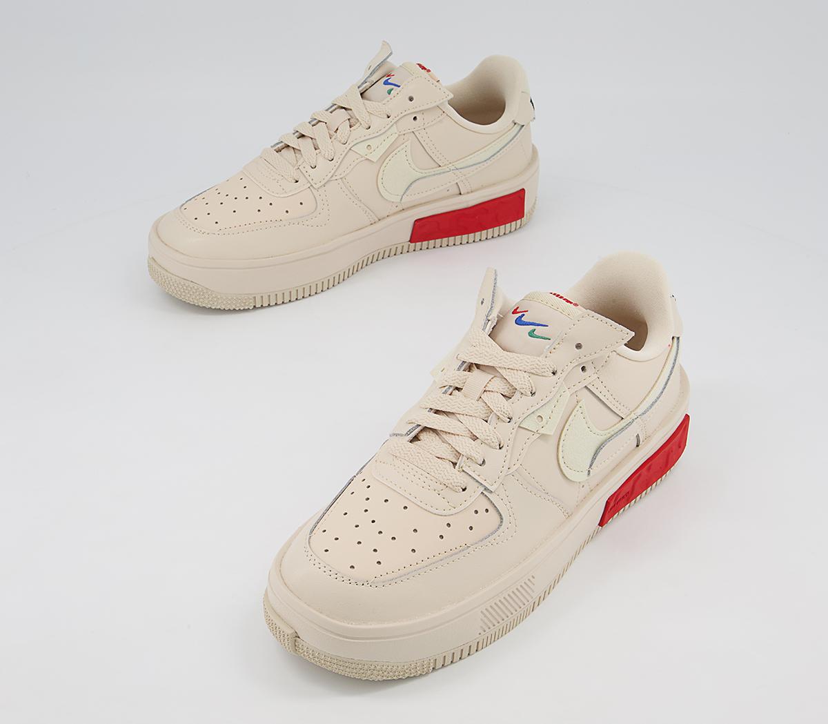 Nike Air Force 1 Fontanka Trainers Nike Air Force 1 Fontanka Trainers Pearl White Pearl White Pearl White Red