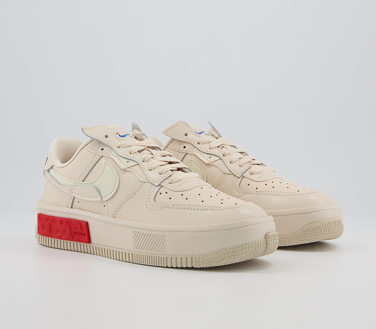 Nike Air Force 1 Fontanka Trainers Nike Air Force 1 Fontanka Trainers Pearl White Pearl White Pearl White Red