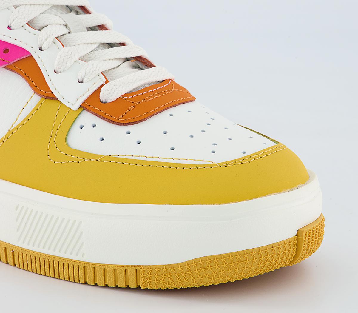 Nike Air Force Fontanka Trainers Summit White Hyper Pink Solar