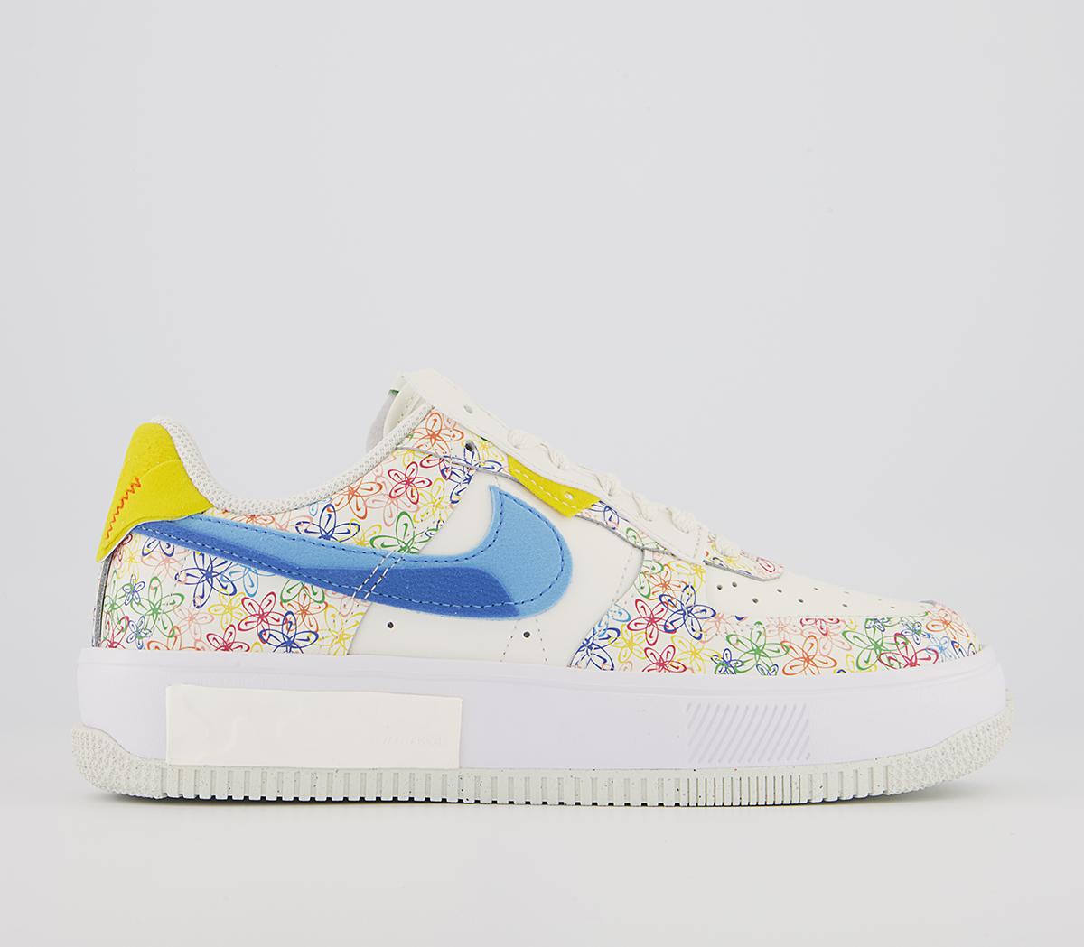 Nike Air Force 1 Fontanka Trainers Sail University Blue Vivid