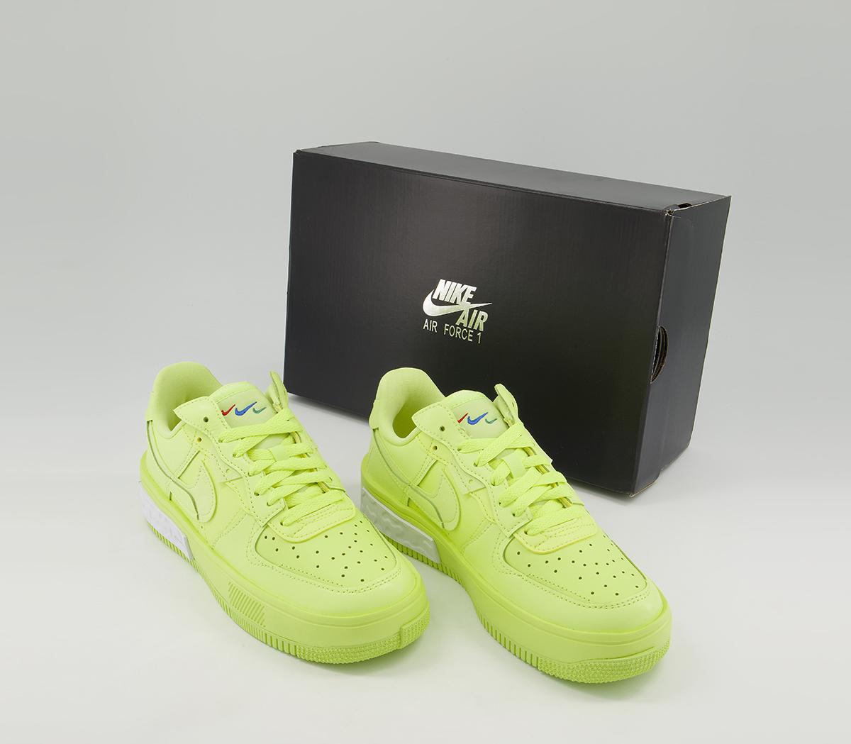 Nike Air Force 1 Fontanka Trainers Nike Air Force 1 Fontanka Trainers Yellow Strike Light Lemon Twist Light