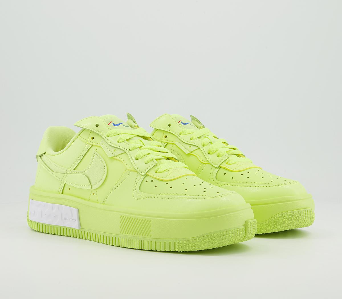 Nike Air Force 1 Fontanka Trainers Nike Air Force 1 Fontanka Trainers Yellow Strike Light Lemon Twist Light