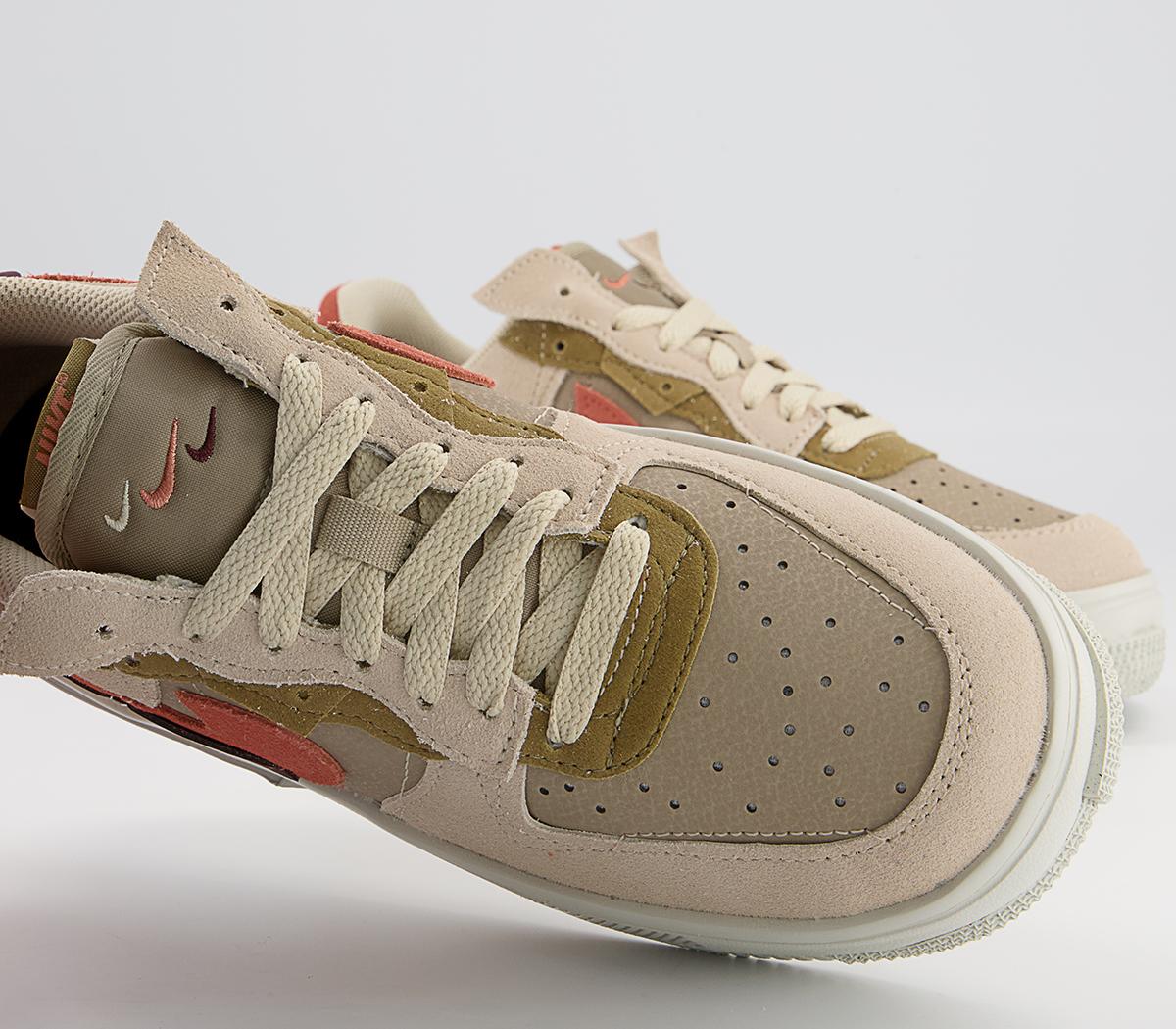 NikeAir Force 1 Fontanka Trainers NikeAir Force 1 Fontanka TrainersRattan Madder Root Burgundy Crush Khaki