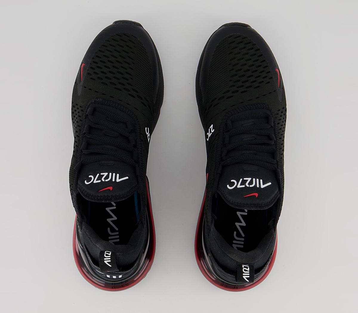Nike Air Max 270 Trainers Nike Air Max 270 Trainers Black University Red White