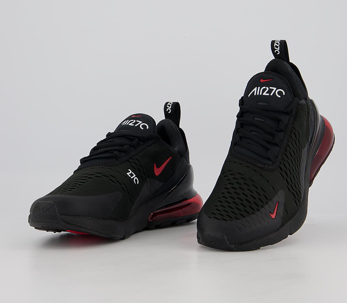 Nike Air Max 270 Trainers Nike Air Max 270 Trainers Black University Red White