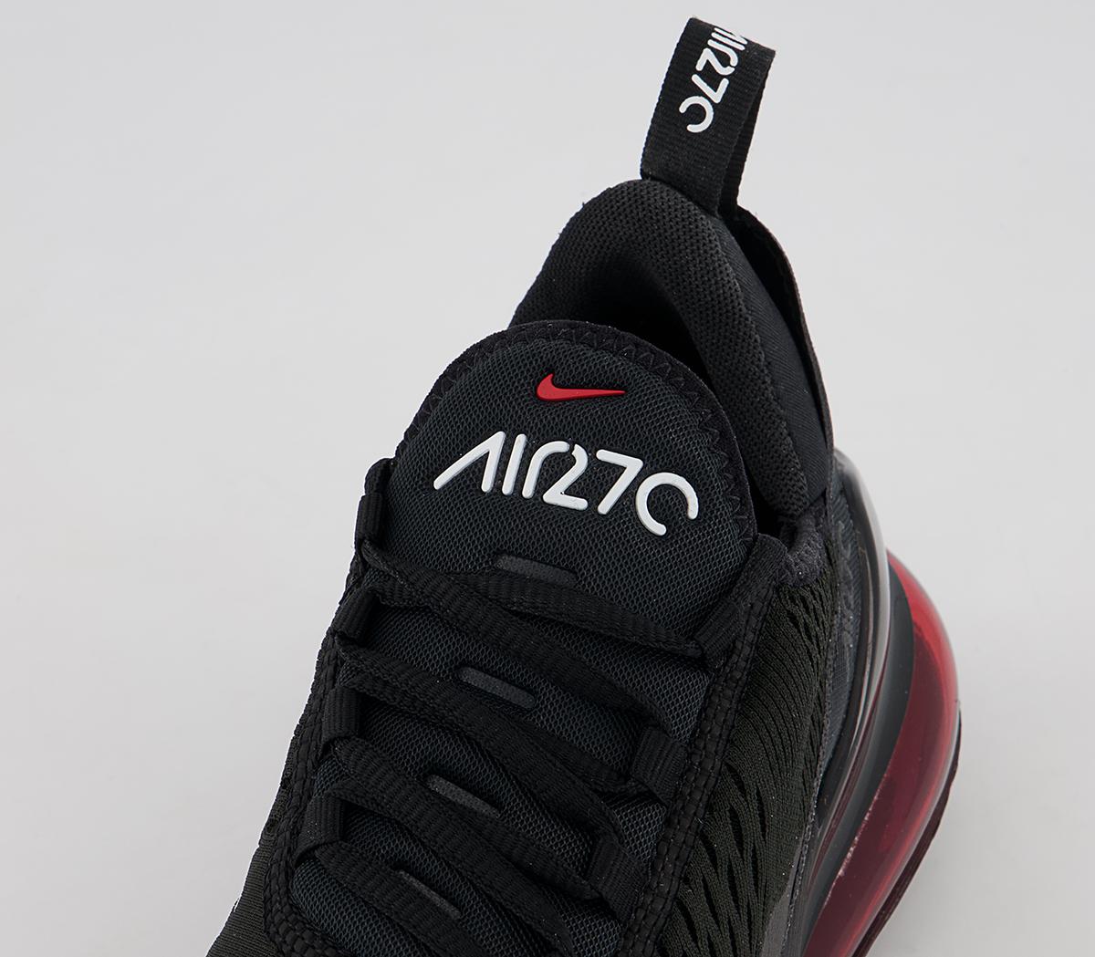 Nike Air Max 270 Trainers Nike Air Max 270 Trainers Black University Red White