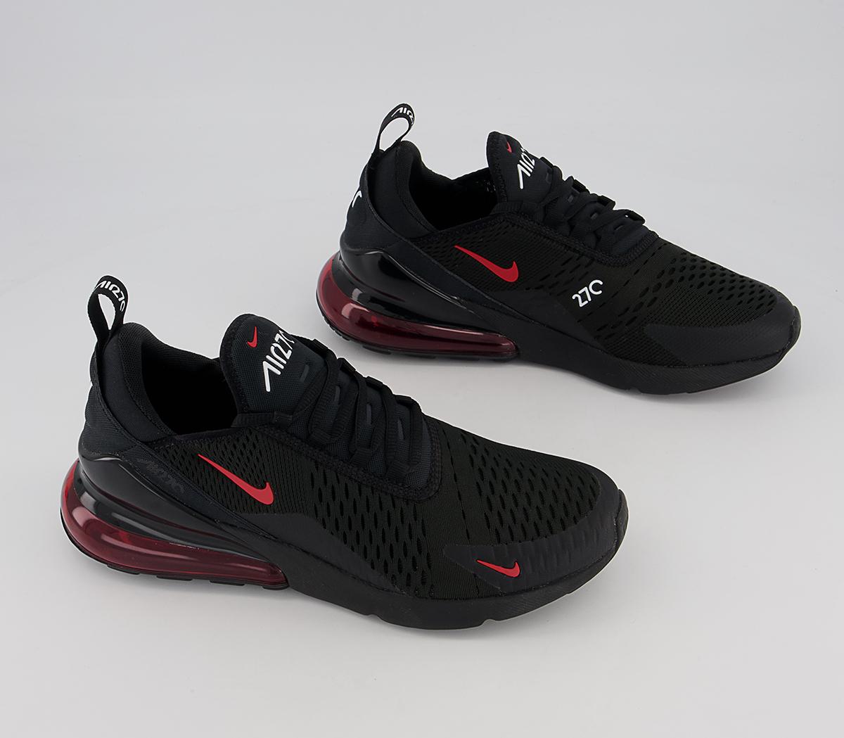 Nike Air Max 270 Trainers Nike Air Max 270 Trainers Black University Red White