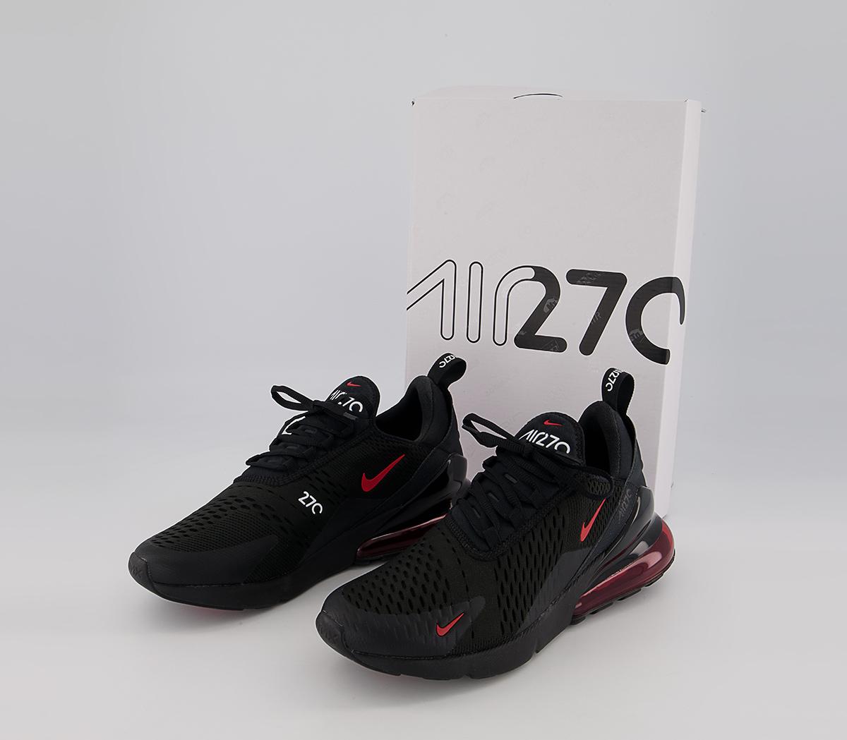 Nike Air Max 270 Trainers Nike Air Max 270 Trainers Black University Red White