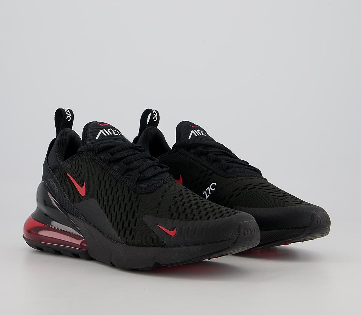 Nike Air Max 270 Trainers Nike Air Max 270 Trainers Black University Red White