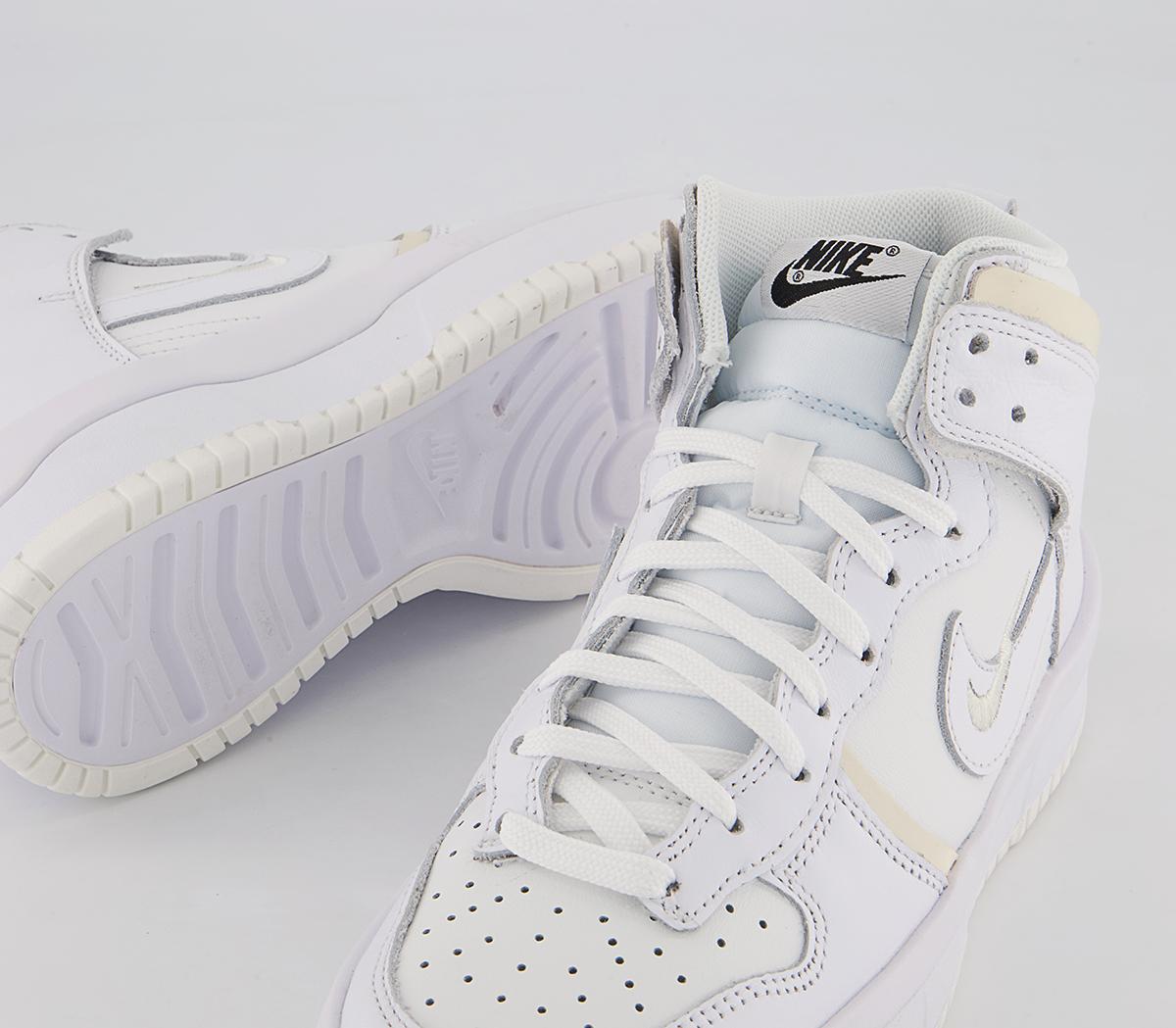 Nike Dunk High Up Trainers Nike Dunk High Up Trainers Summit White White Sail Black
