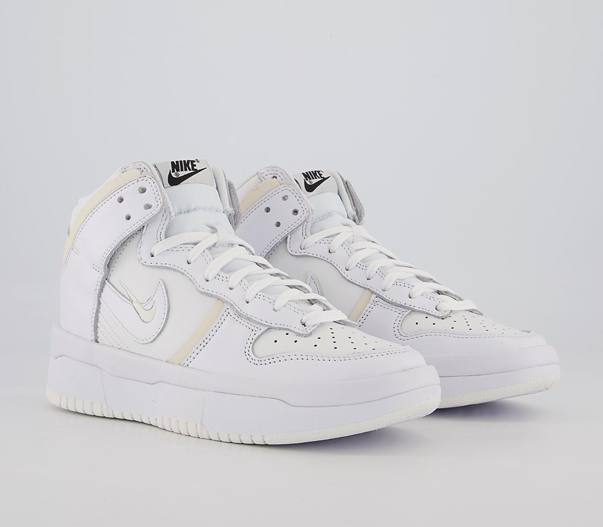 Nike Dunk High Up Trainers Nike Dunk High Up Trainers Summit White White Sail Black