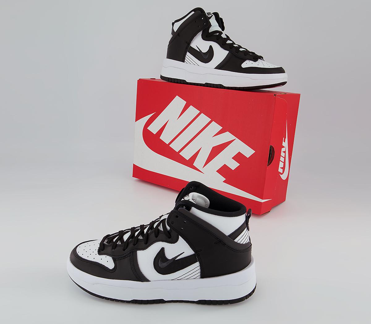 Nike Dunk High Up Trainers Nike Dunk High Up Trainers White Black Smoke Grey